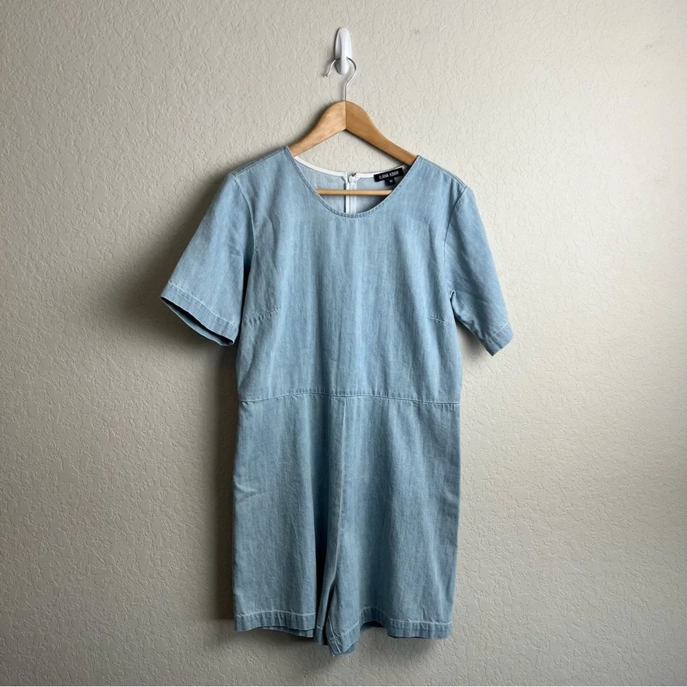Ilana Kohn Lee Romper Denim Jumpsuit